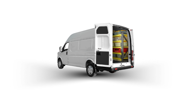 Hudson eBOLD with shelving fitted in the cargo area