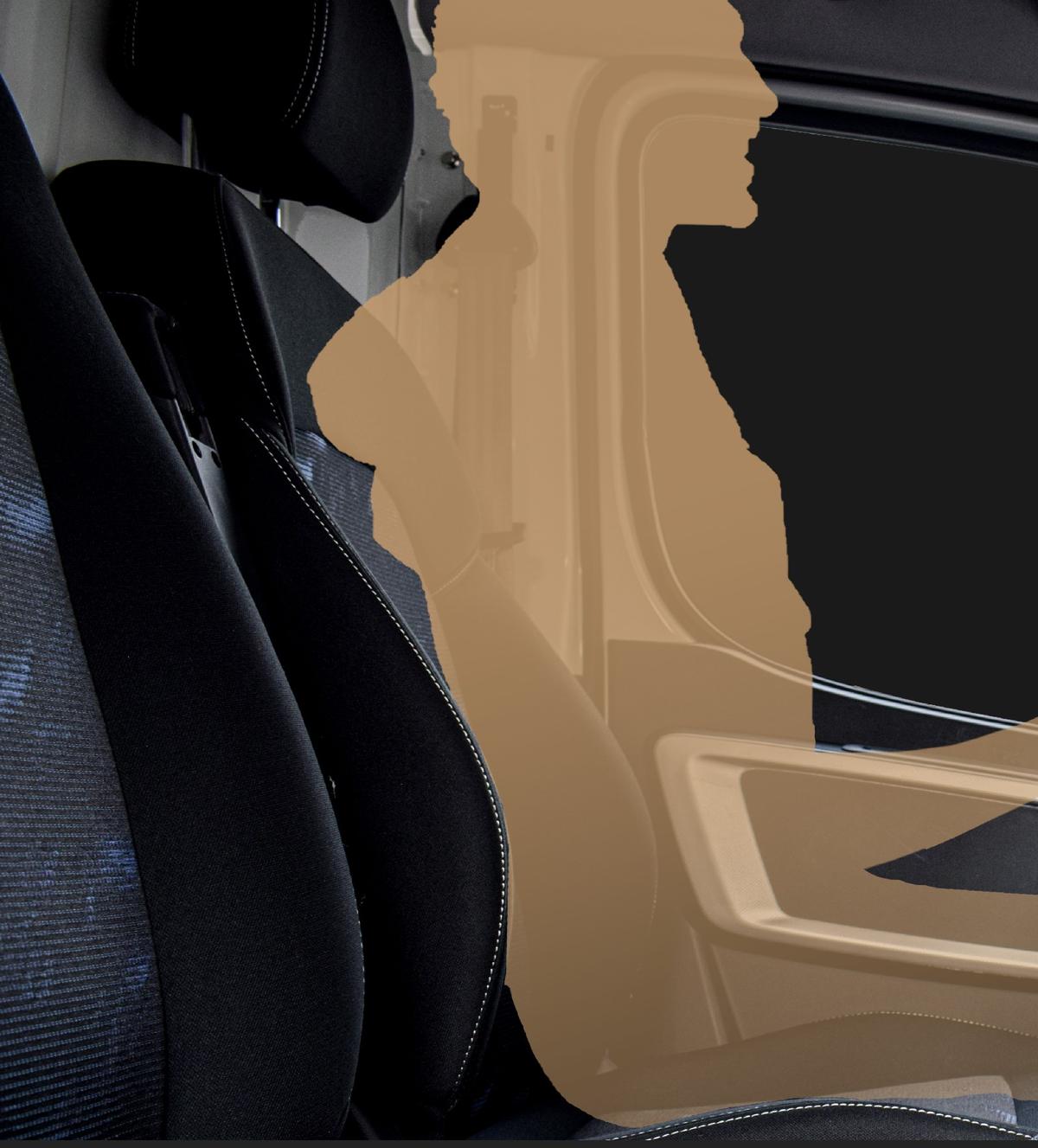 Driver seat of the Hudson eBOLD